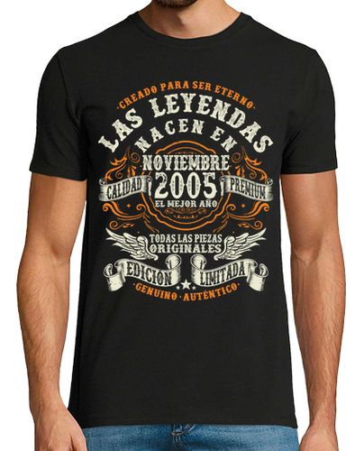Camiseta nacido en noviembre de 2005 - 18 años - latostadora.com - Modalova