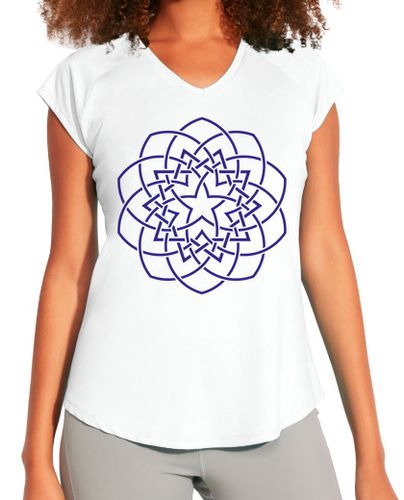 Camiseta deportiva mujer La Belleza del Silencio - azul laTostadora - latostadora.com - Modalova