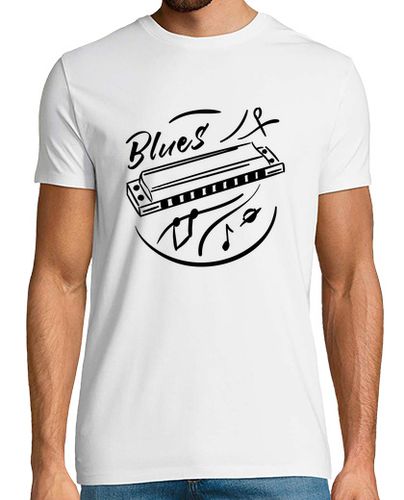 Camiseta armónica de blues, chicago blues, mejor, laTostadora - latostadora.com - Modalova