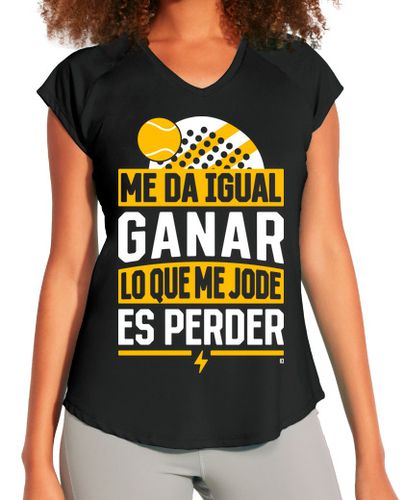 Camiseta deportiva mujer Me da igual ganar - latostadora.com - Modalova