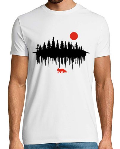 Camiseta llamada del bosque - negro - latostadora.com - Modalova