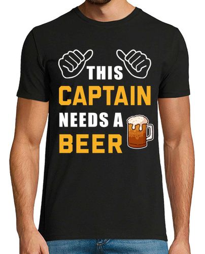 Camiseta capitán regalo canotier barco y cerveza - latostadora.com - Modalova
