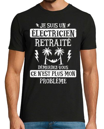 Camiseta Hombre Manga Corta regalo electricista jubilación humor fi laTostadora - latostadora.com - Modalova