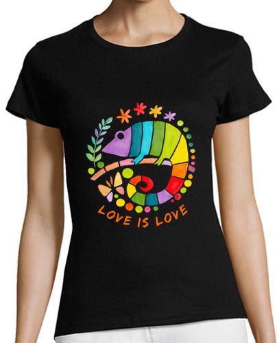 Camiseta mujer Love is love - latostadora.com - Modalova