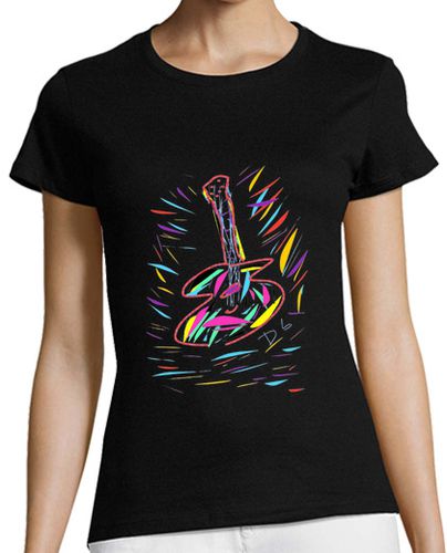 Camiseta mujer Dobemola Picassianna Guitar II - latostadora.com - Modalova