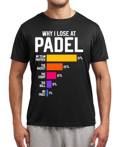 Camiseta deportiva por qué pierdo en el pádel laTostadora - latostadora.com - Modalova