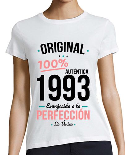Camiseta mujer 30 años - Original Auténtica 1993 - latostadora.com - Modalova