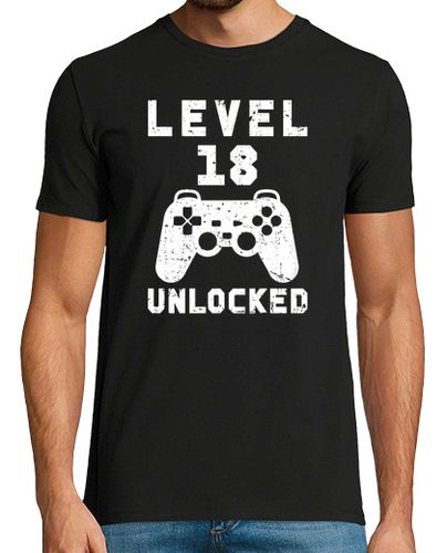 Camiseta 18 Level Unlocked 000014 - latostadora.com - Modalova