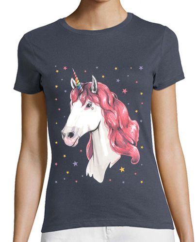 Camiseta mujer Unicornio pelirrosa - latostadora.com - Modalova