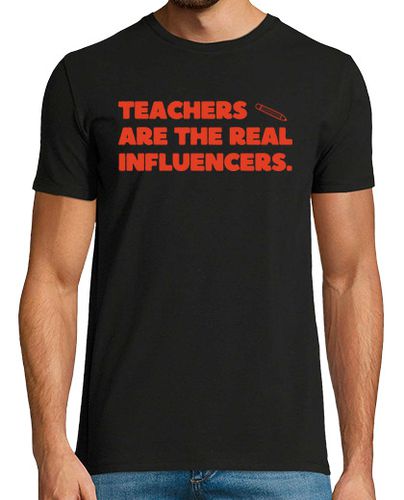 Camiseta Teachers Are The Real Influencers - latostadora.com - Modalova