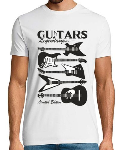 Camiseta Hombre Manga Corta guitarras legendarias de edición limita laTostadora - latostadora.com - Modalova