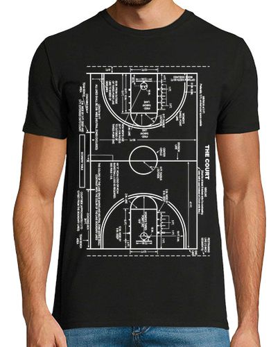 Camiseta Hombre Manga Corta Pista de Baloncesto Cancha de Basket Deportes laTostadora - latostadora.com - Modalova