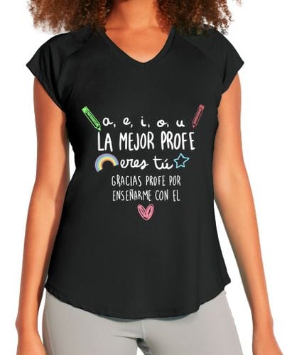 Camiseta deportiva mujer la mejor profe laTostadora - latostadora.com - Modalova