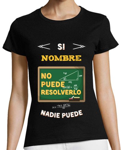 Camiseta Mujer Manga Corta Regalo profe matematicas laTostadora - latostadora.com - Modalova