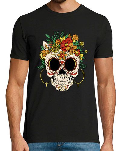 Camiseta calavera de azúcar dia de la muerte mex - latostadora.com - Modalova