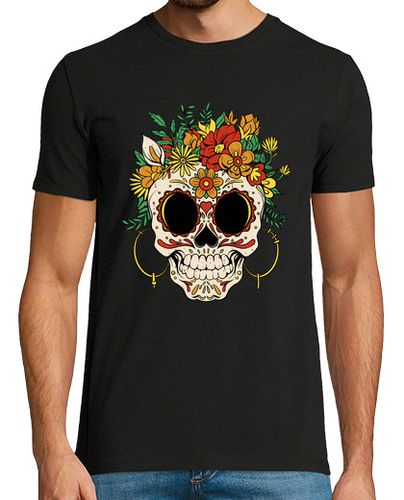 Camiseta calavera de azúcar dia de la muerte mex laTostadora - latostadora.com - Modalova