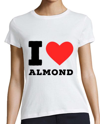 Camiseta mujer Amo la almendra - latostadora.com - Modalova