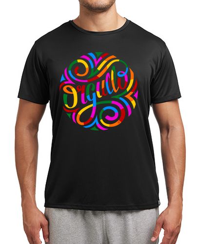 Camiseta deportiva Orgullo LGTBI Lettering - latostadora.com - Modalova