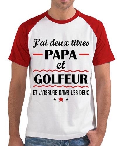 Camiseta Hombre Estilo Béisbol papá golfista golf idea de regalo laTostadora - latostadora.com - Modalova