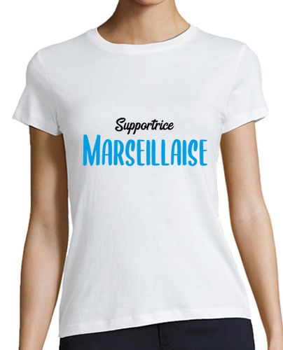 Camiseta mujer Partidario del Marsella Aficionados del - latostadora.com - Modalova