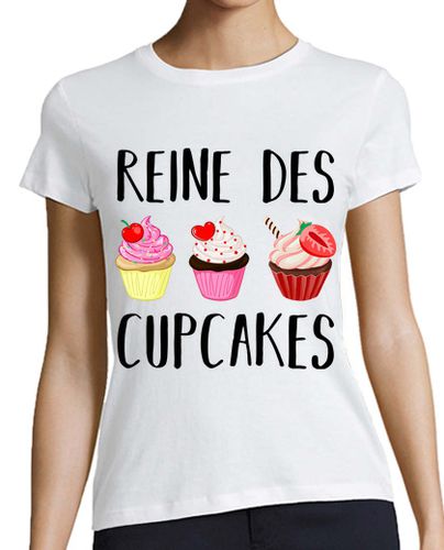 Camiseta mujer regalo de pastelería reina de cupcakes - latostadora.com - Modalova