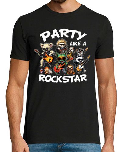Camiseta festejar como una estrella de rock - latostadora.com - Modalova