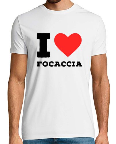 Camiseta Amo la focaccia - latostadora.com - Modalova