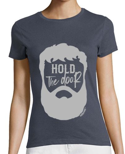 Camiseta Mujer Manga Corta Game of Thrones - Hold the door laTostadora - latostadora.com - Modalova