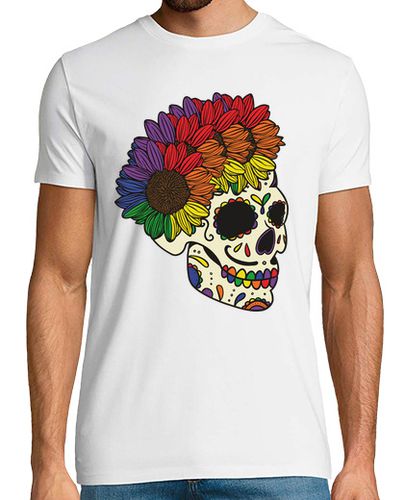 Camiseta Pride Sugar Skull - latostadora.com - Modalova