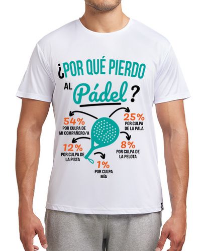 Camiseta deportiva Por Qué Pierdo Al Pádel - Regalo Pádel - latostadora.com - Modalova