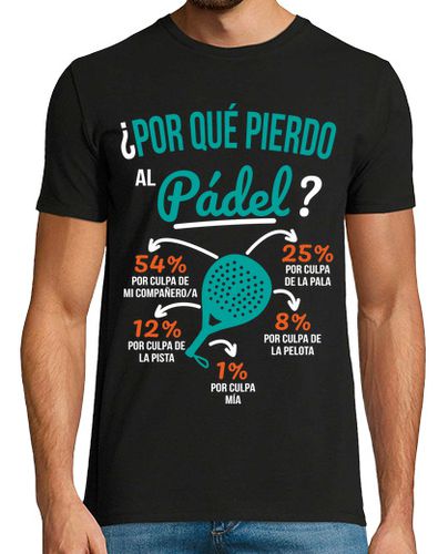 Camiseta Por Qué Pierdo Al Pádel - Regalo Pádel - latostadora.com - Modalova