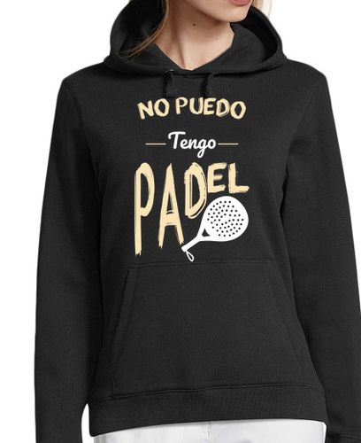 Sudadera Con Capucha Para Mujer No Puedo Tengo Pádel - Beige Y Blanco laTostadora - latostadora.com - Modalova