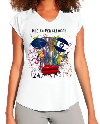 Camiseta deportiva mujer música para los ojos 19 - latostadora.com - Modalova