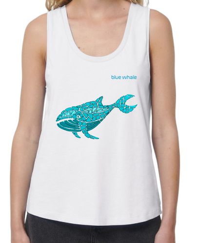 Camiseta mujer Blue Whale - latostadora.com - Modalova