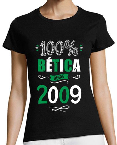 Camiseta mujer 100 x 100 Bética Desde 2009 - latostadora.com - Modalova