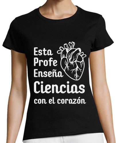 Camiseta mujer Esta profe enseña ciencias - latostadora.com - Modalova