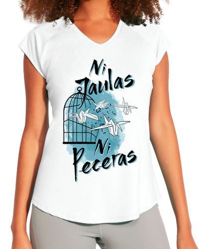 Camiseta deportiva mujer NI JAULAS NI PECERAS - latostadora.com - Modalova