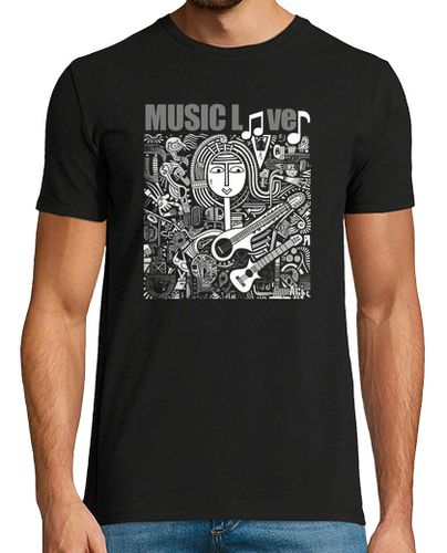 Camiseta Music Lover Fondos oscuros - latostadora.com - Modalova