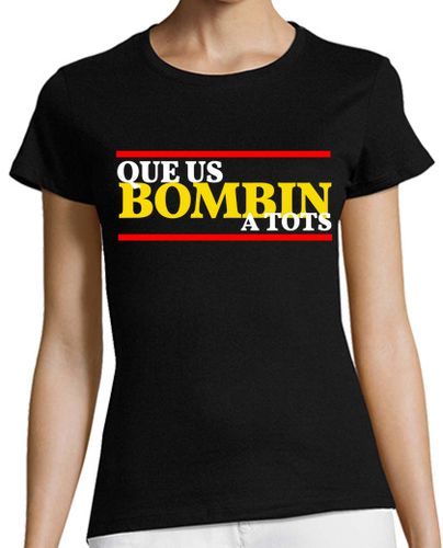 Camiseta mujer Que us bombin - V3 - latostadora.com - Modalova