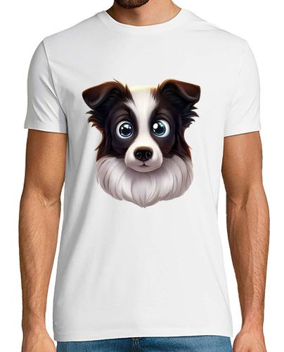 Camiseta Hombre Manga Corta border collie digno de abrazo laTostadora - latostadora.com - Modalova