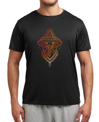 Camiseta Hombre Deportiva diseño simétrico del arte lineal colori laTostadora - latostadora.com - Modalova