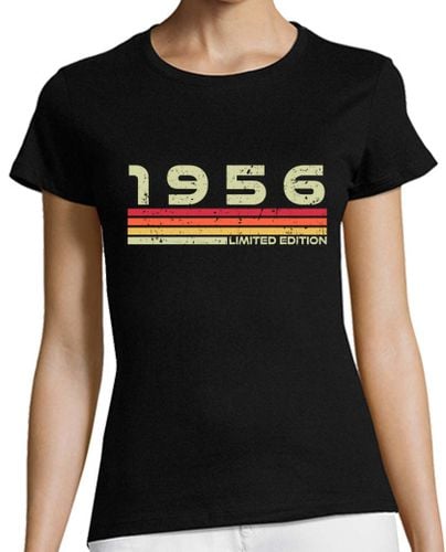 Camiseta mujer 1956 vintage-año 000024 - latostadora.com - Modalova