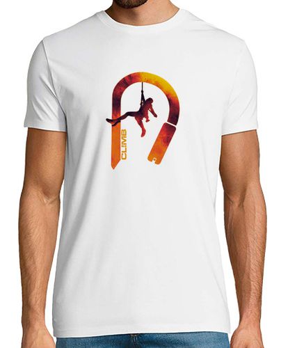 Camiseta escalada logo escalada mosquetón laTostadora - latostadora.com - Modalova