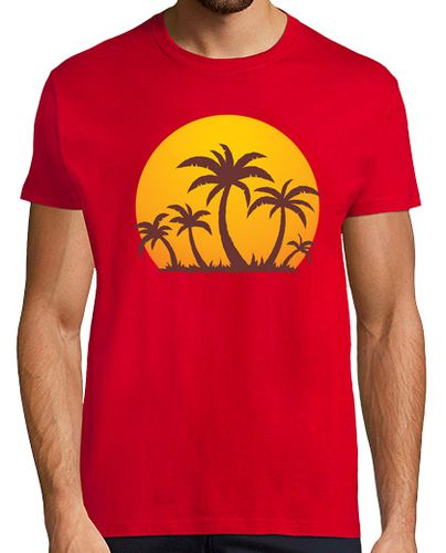 Camiseta palmeras y la puesta del sol laTostadora - latostadora.com - Modalova