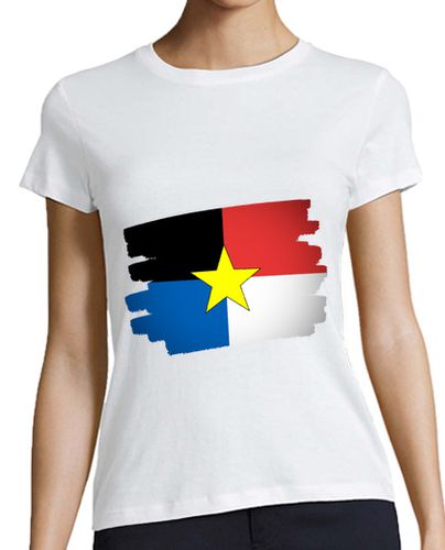 Camiseta mujer Bandera La Mancha - latostadora.com - Modalova