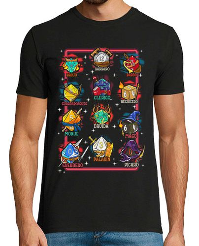 Camiseta Figuras Dados Juego de Rol Friki Gamer RPG Rolero - latostadora.com - Modalova