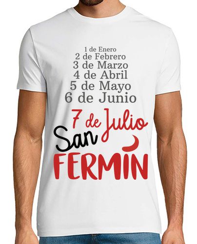 Camiseta 7 de Julio SAN FERMÍN - latostadora.com - Modalova
