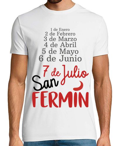 Camiseta 7 de Julio SAN FERMÍN laTostadora - latostadora.com - Modalova