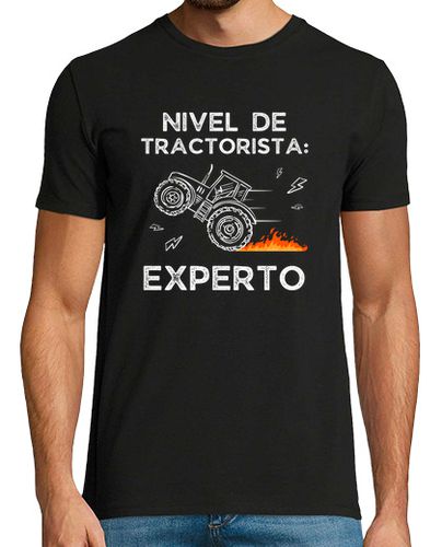 Camiseta Nivel de Tractorista Experto - latostadora.com - Modalova
