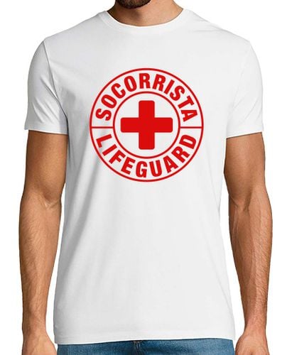 Camiseta Hombre Manga Corta Socorrista Lifeguard laTostadora - latostadora.com - Modalova